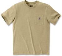 Carhartt Herren K87 Pocket S/S T-Shirt T-Shirt, Beach Heather, XS