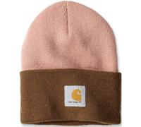 Carhartt Knit Cuffed Two-Tone Beanie, rose/marron, Taille unique