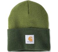 Carhartt Knit Cuffed Two-Tone Beanie, Vert clair/vert foncé, Taille unique