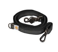 Carhartt Laisse en Nylon Durable Absorbant Les Chocs pour Chien, Coutures réfléchissantes pour Plus de visibilité, Noir, Taille L