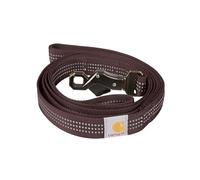 Carhartt Laisse pour Chien à Double poignée, Tissu Durable 600 Deniers avec Anneau en D en métal réglable, vin foncé, Taille L