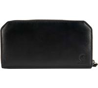 Carhartt Leder Clutch, portefeuille femmes Taille unique Noir Noir