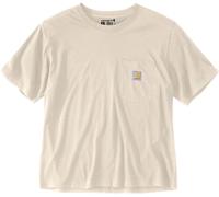 Carhartt - Women's Lightweight S/S Crewneck T-Shirt - T-shirt - XL - oat milk heather