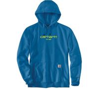 Carhartt Lightweight Logo Graphic Capuche, bleu, Taille L
