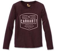 Carhartt Lockhart Chemise à manches longues dames, rouge, taille S pour femmes