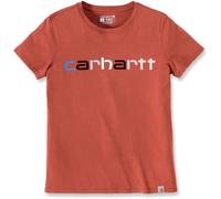 Carhartt Logo Graphic, t-shirt femmes XL Orange Foncé Orange Foncé