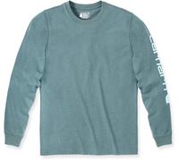 Carhartt Logo Longsleeve ( Longsleeve ), turquoise, Taille XL