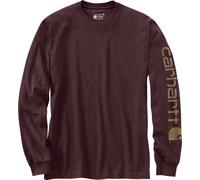 Carhartt Logo Longsleeve ( Longsleeve ), violet, Taille M