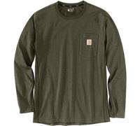 Carhartt Longsleeve Force Flex Pocket T-Shirt L/S Basil Heather S