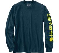 Carhartt Longsleeve Sleeve Logo T-Shirt L/S Night Blue Heather L