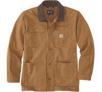 Carhartt Rugged Flex Duck Manteau de corvée ample pour homme, Marron, Small
