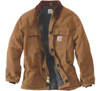 Carhartt Loose Fit Firm Duck Insulated Traditional 3 Warmest Manteau, Marron clair, Taille M