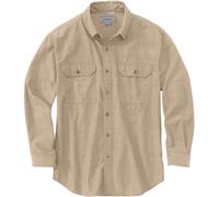 Carhartt Chemise Chambray Homme Manches longues Beige Taille M