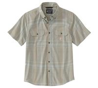 Carhartt Loose Fit Midweight Short-Sleeve Plaid Shirt Chemise Ample à Carreaux à Manches Courtes de Poids Moyen Homme (Lot de 1)