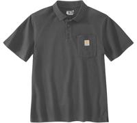 Carhartt Loose Fit Short-Sleeve Pocket Polo, Gris foncé, Taille XL