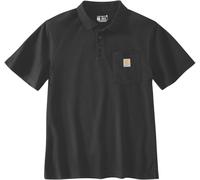 Carhartt Loose Fit Short-Sleeve Pocket Polo, noir, taille L pour homme