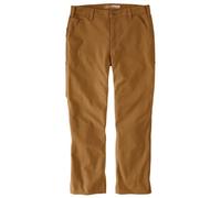 Carhartt Rugged Flex Loose Duck Dungaree, pantalon en textile W38/L34 Marron Marron