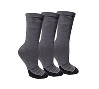 Carhartt Force Logo Crew Short, Lot de 3 chaussettes L Gris Foncé Gris Foncé