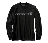 Carhartt Maglia À Manches Longues Noire Avec Logo Dearborn Taglia L