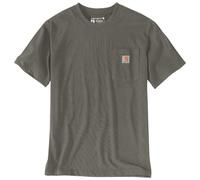 Carhartt Manches Courtes K87-Coupe décontractée Work Utility T-Shirt, Olive, L Homme