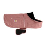 Carhartt Manteau de corvée isolé Firm Duck Teinte rose S | Veste isolante résistante aux intempéries pour chien par temps froid et venteux