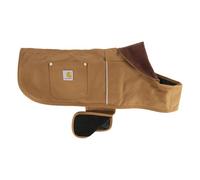 Carhartt Manteau de corvée pour Chien, Veste isolée résistante aux intempéries pour Conditions Froides et venteuses, Carhartt Brown, Taille M