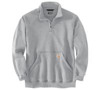 Carhartt - Marquette 1/4-Zip Mock-Neck Sweatshirt - Pull - S - heather gray