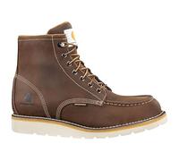 Carhartt Men's 6 Inch Waterproof Wedge Steel Toe Industrial Boot, Tan Oil Tanned Leather, 15 W US