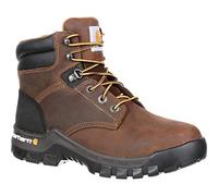 Carhartt Men's 6" Rugged Flex Waterproof Breathable Composite Toe Leather Work Boot CMF6366,Brown Oil Tanned Leather,9.5 M US