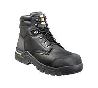 Carhartt Men's 6" Rugged Flex Waterproof Breathable Composite Toe Leather Work Boot CMF6371,Black Oil Tanned,8 M US
