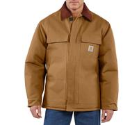 Carhartt Men's Big & Tall Arctic Quilt Lined Duck Traditional Coat C003,Brown,X-Large Tall
