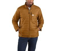 Carhartt Men's Big & Tall Rain Defender Relaxed Fit Lightweight Insulated Jacket, Brown, 3X-Large