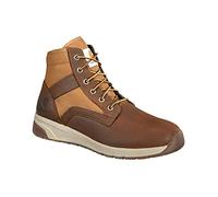 Carhartt Men's Force 5" Lightweight Sneaker Boot Nano Comp Toe Ankle, Brown Leather & TAN Duck, 14
