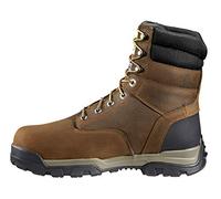 Carhartt Men's Ground Force 8" Waterproof Insulated Soft Toe Boot Cme8047 Construction, Bison Brown Oil Tan, Numeric_8