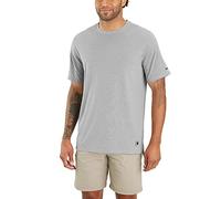 Carhartt Men's LWD Relaxed Fit Short-Sleeve T-Shirt, Asphalt Heather, Small
