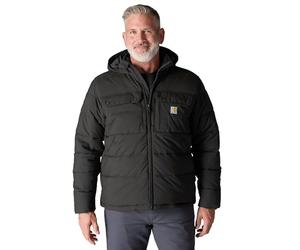 Carhartt Men's Rain Defender Loose Fit Midweight Insulated Jacket, Black, Small