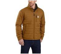 Carhartt Men's Rain Defender Relaxed Fit Lightweight Insulated Jacket, Brown, X-Large