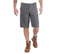 Carhartt Short cargo Rigby Rugged W38 Gris foncé