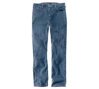 Carhartt Men's Rugged Flex Straight Fit 5-Pocket Tapered Jean, Houghton, 32 x 32