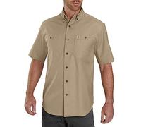 Carhartt Men's Tall Big & Tall Rugged Flex Rigby Short Sleeve Work Shirt