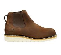 Carhartt Men's Wedge 5" Chelsea Pull-On Steel Toe FW5233-M Boot, DARK BISON OIL TANNED, 9.5