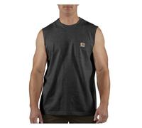 Carhartt Mens Workwear Pocket Sleeveless Polycotton Crew Neck T-Shirt