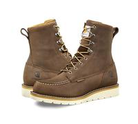 Carhartt Men's WP 8" Moc Soft Toe Wedge Boot Ankle, Dark Brown, 9 Wide