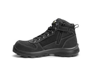 Carhartt Michigan S1p Baskets industrielles Unisexes avec Fermeture éclair - Noir - Noir, 35 EU Weit