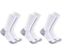 Carhartt Chaussettes Lot de 3 paires – Coton mélangé mi-épais – Blanc L homme