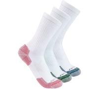 Carhartt Chaussettes Femme Midweight Cotton Blend Crew Sock 3 Pair SC2823W Einheitsgröße