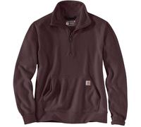 Carhartt Midweight Half Zip Sweat-shirt pour dames, violet foncé, Taille XS