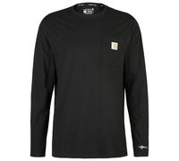 Carhartt - Midweight L/S Pocket T-Shirt - Haut à manches longues - L - black