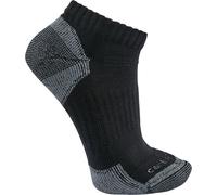 Carhartt Midweight Low Cut Chaussettes (3 paires), noir/gris, Taille XL