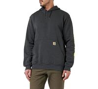 Carhartt Midweight Sleeve Logo Hooded Sweatshirt Capuche, Carbon Heather, M Homme